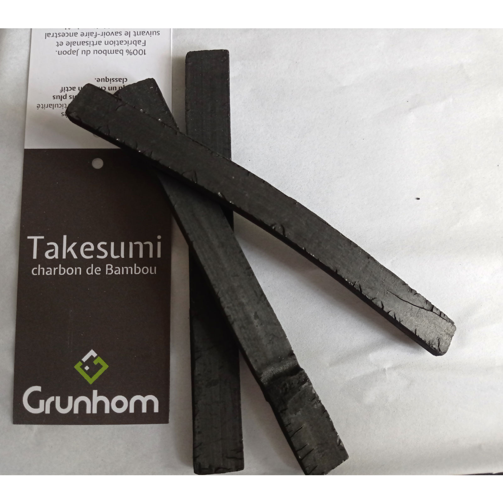 Charbon Takesumi de Bambou X3 - pour purifier l’Eau